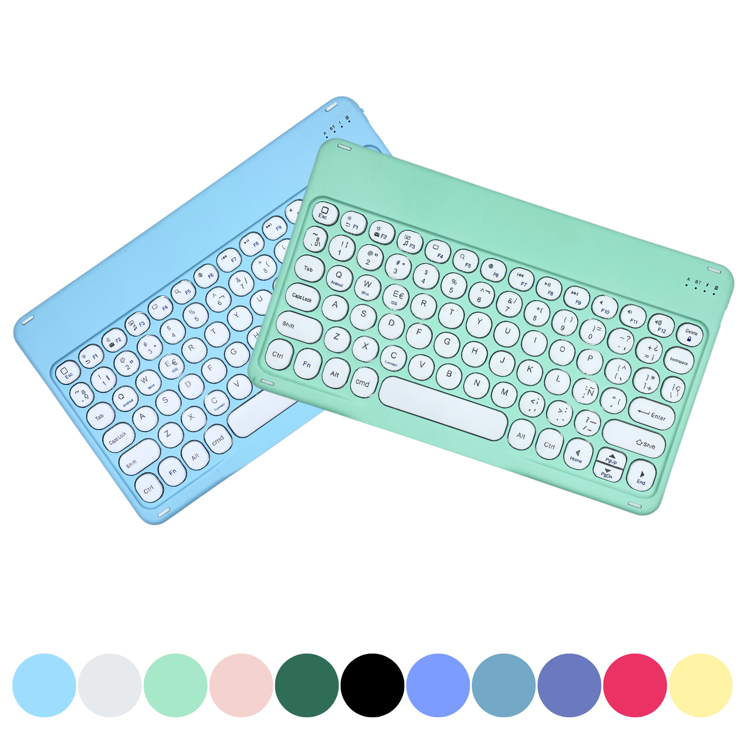 TECLADO 2.0 10 ' BLUETOOTH PARA TABLET IPAD - LETRA Ñ - 1