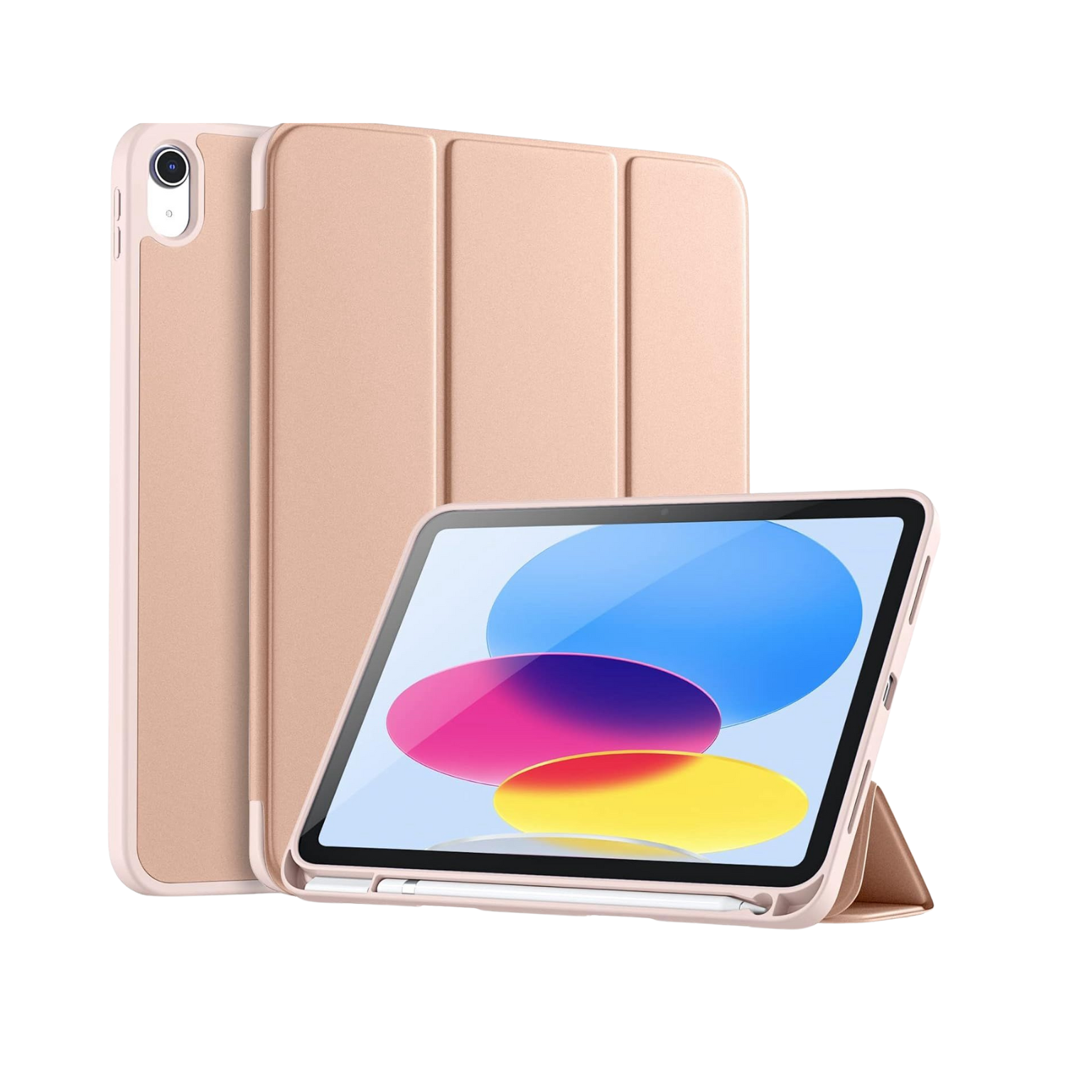 FUNDAS DE IPAD CON PORTA LAPIZ PARA IPAD AIR 11 M2-M3 / AIR 4-5 - 3