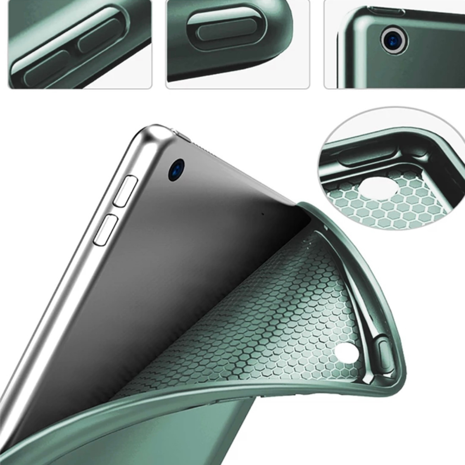 FUNDAS DE IPAD CON PORTA LAPIZ PARA IPAD AIR 11 M2-M3 / AIR 4-5 - 4