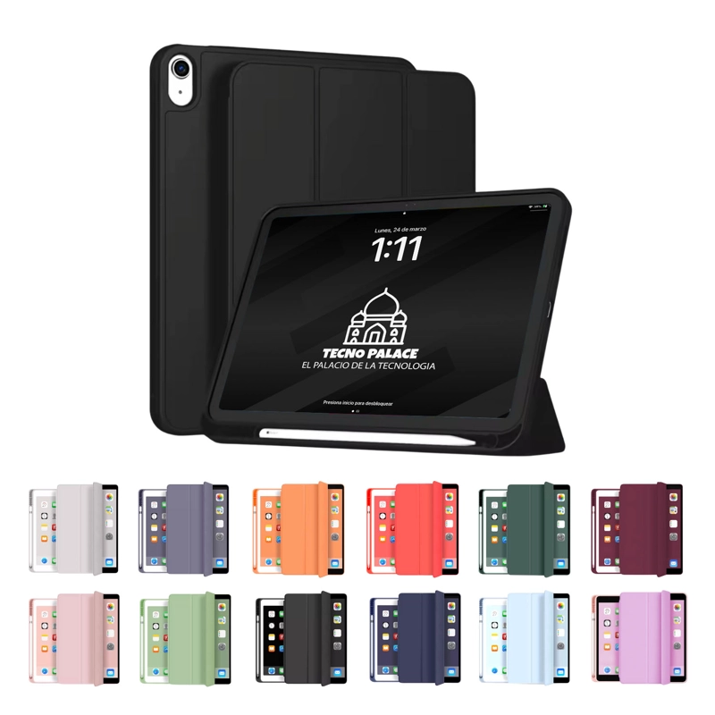 FUNDAS DE IPAD CON PORTA LAPIZ PARA IPAD AIR 13 M2-M3 / PRO 12.9 - 1