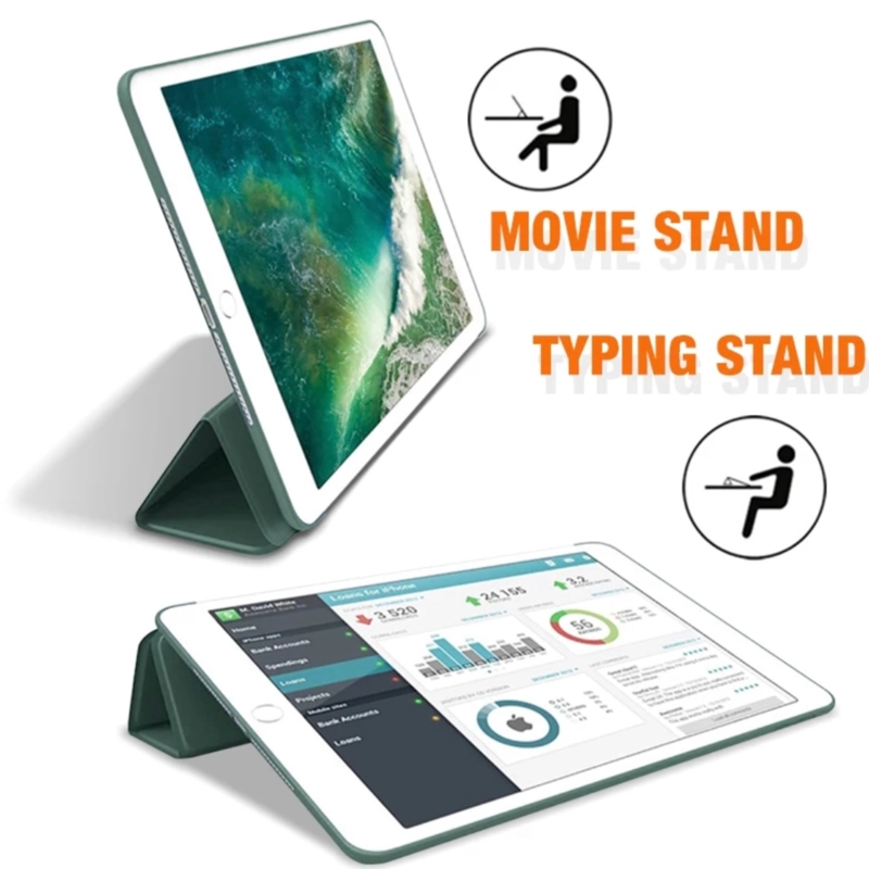 FUNDAS DE IPAD CON PORTA LAPIZ PARA IPAD AIR 13 M2-M3 / PRO 12.9 - 8