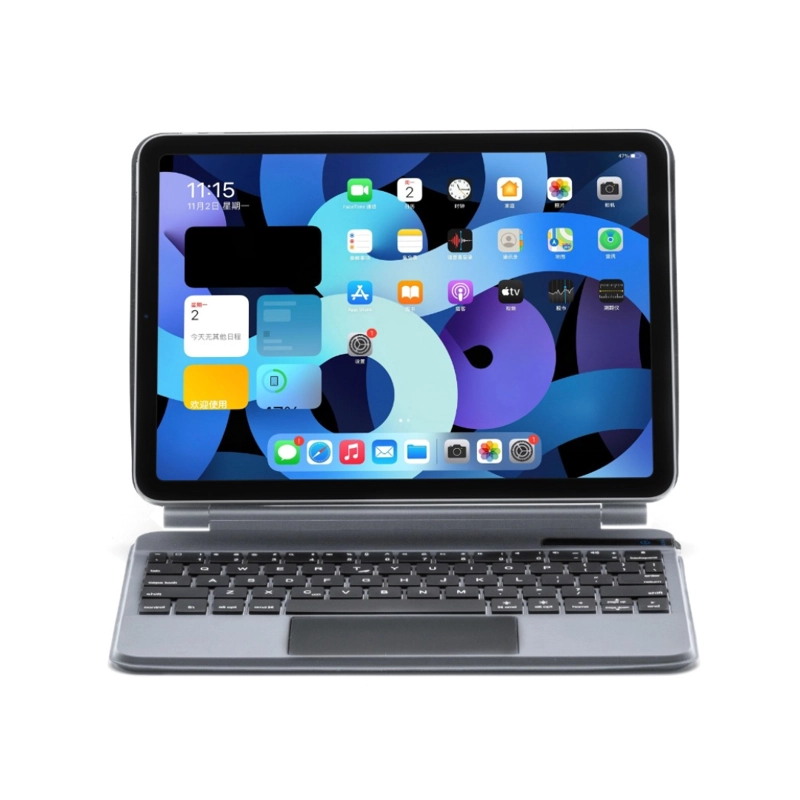 FUNDA CON TECLADO MAGIC KEY PARA IPAD AIR 11 M2-M3 / AIR 4-5 / PRO 11 - 4