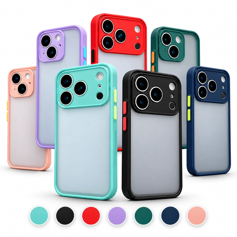 CARCASA PARA IPHONE 14 - BUMPER MATTE - 1