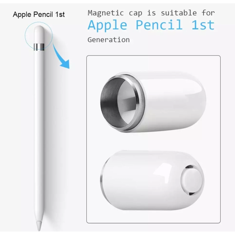TAPA DE REPUESTO PARA APPLE PENCIL 1 FUNDA MAGNE TICA PREMIUM - 7