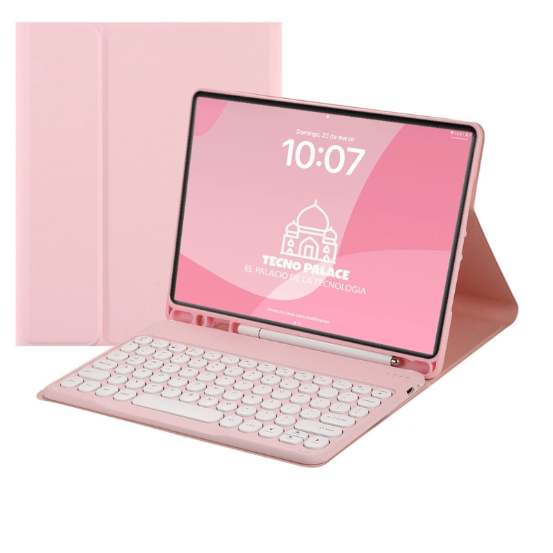 FUNDA CON TECLADO 2.0 PARA IPAD 10.2 (7-8-9 GEN) INCLUYE LETRA Ñ - 2