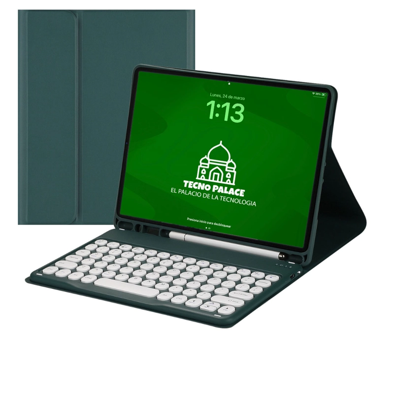 FUNDA CON TECLADO 2.0 PARA IPAD 10.2 (7-8-9 GEN) INCLUYE LETRA Ñ - 2
