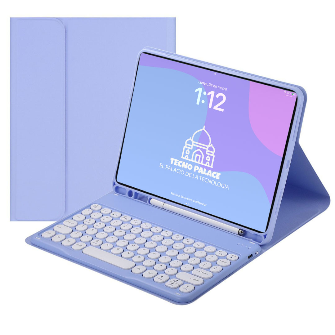 FUNDA CON TECLADO 2.0 PARA IPAD 10.2 (7-8-9 GEN) INCLUYE LETRA Ñ - 2