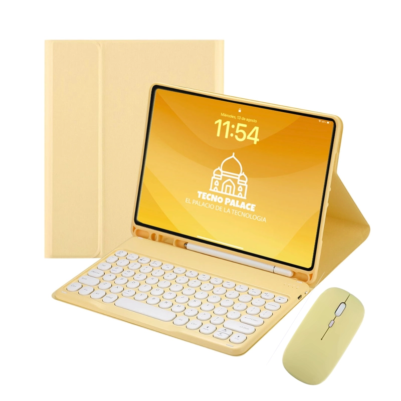 FUNDA CON TECLADO 2.0 Y MOUSE PARA IPAD PRO 11 M4/M5 - LETRA Ñ - 2