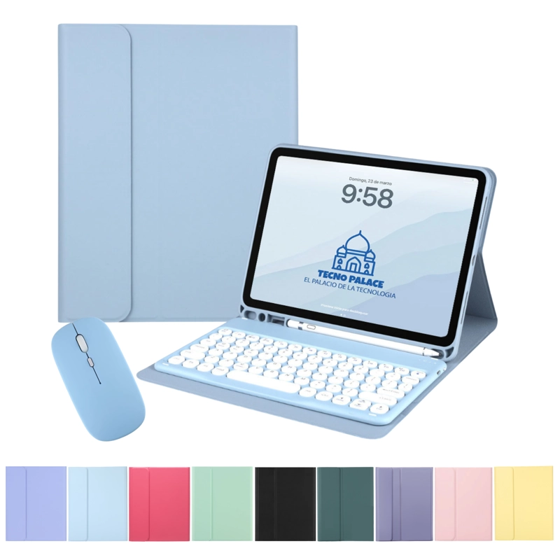 FUNDA CON TECLADO 2.0 Y MOUSE PARA IPAD 10 GEN / A16 (11 GEN) - LETRA Ñ - 1