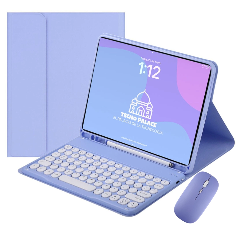 FUNDA CON TECLADO 2.0 Y MOUSE PARA IPAD 10 GEN / A16 (11 GEN) - LETRA Ñ - 2