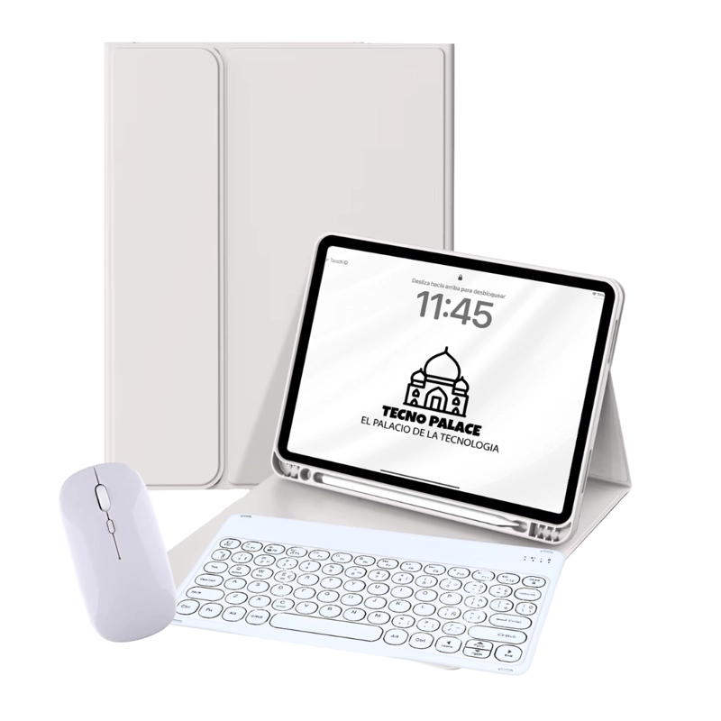 FUNDA CON TECLADO 2.0 Y MOUSE PARA IPAD AIR 11 M2-M3 / AIR 4 / AIR 5 - LETRA Ñ - 2