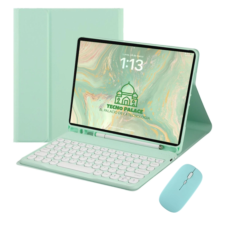 FUNDA CON TECLADO 2.0 Y MOUSE PARA IPAD AIR 11 M2-M3 / AIR 4 / AIR 5 - LETRA Ñ - 2
