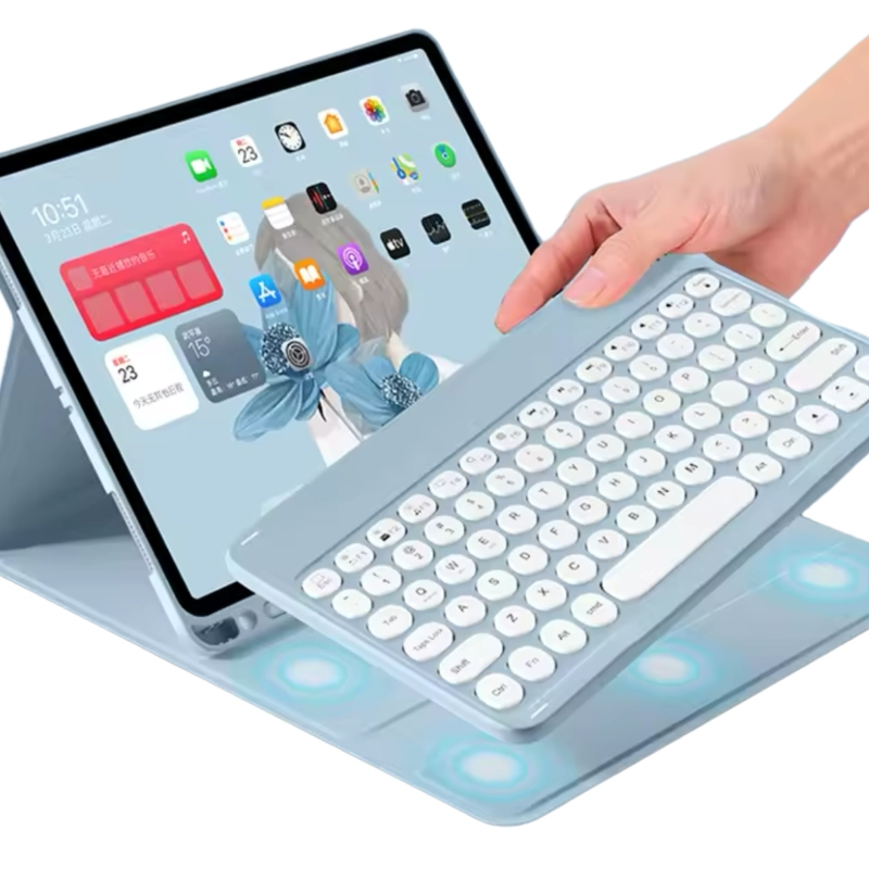 FUNDA CON TECLADO 2.0 Y MOUSE PARA GALAXY TAB S11/S10LITE/S10FE/S9FE/S9 - LETRA Ñ - 5