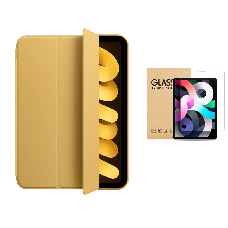 FUNDA DE IPAD MAS LAMINA VIDRIO PARA IPAD AIR 13 M2/M3 - 2