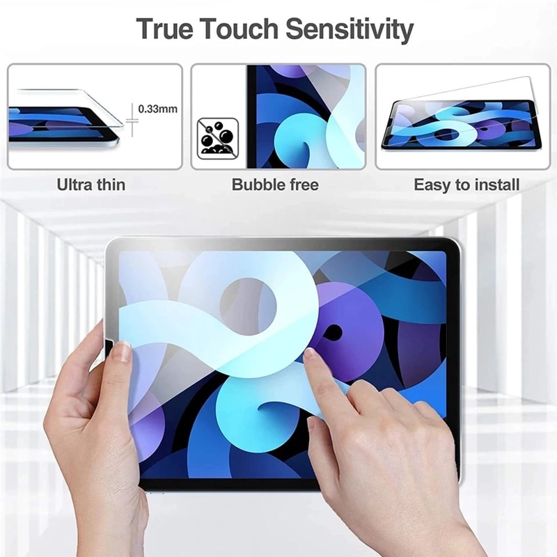 FUNDA DE IPAD MAS LAMINA VIDRIO PARA IPAD AIR 11 M2/M3 - 4