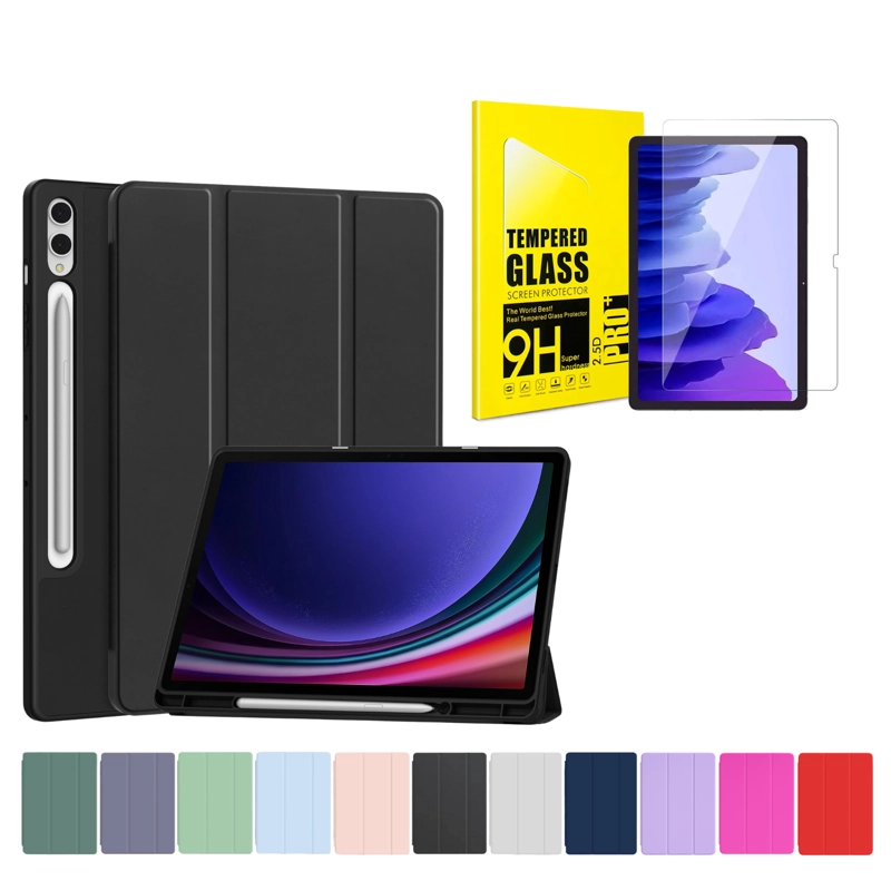 FUNDA MAS VIDRIO PARA GALAXY TAB S10 PLUS/S9FE PLUS/S9 PLUS - 1
