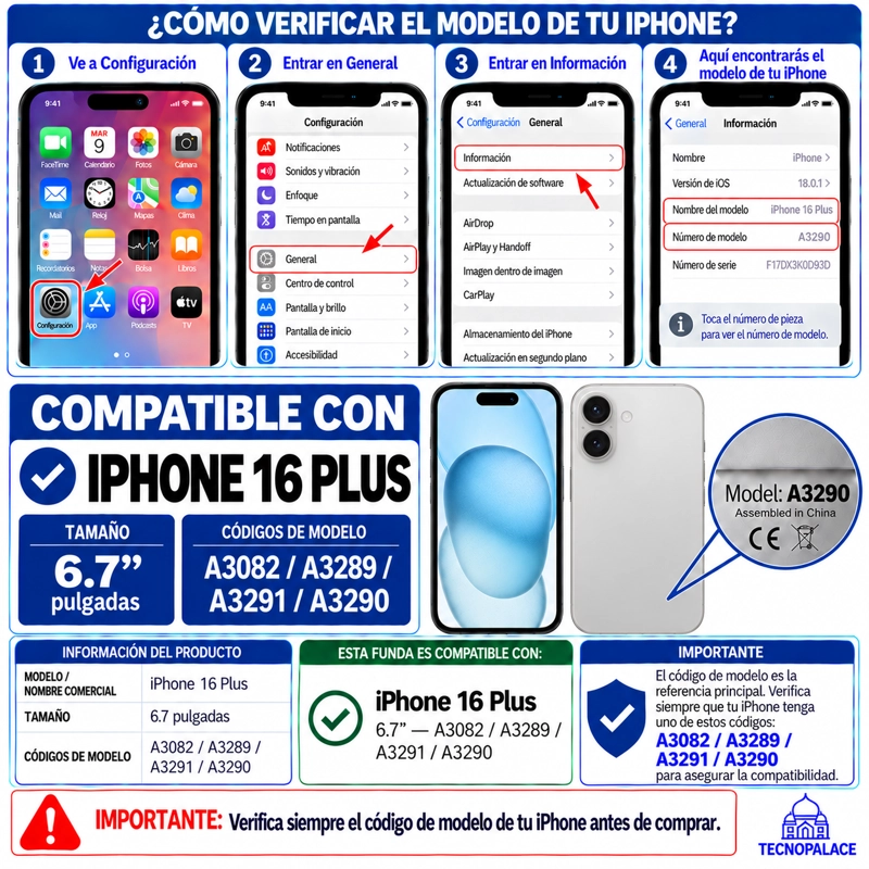 CARCASA PARA IPHONE 16 PLUS - CON DIAMANTE - 3