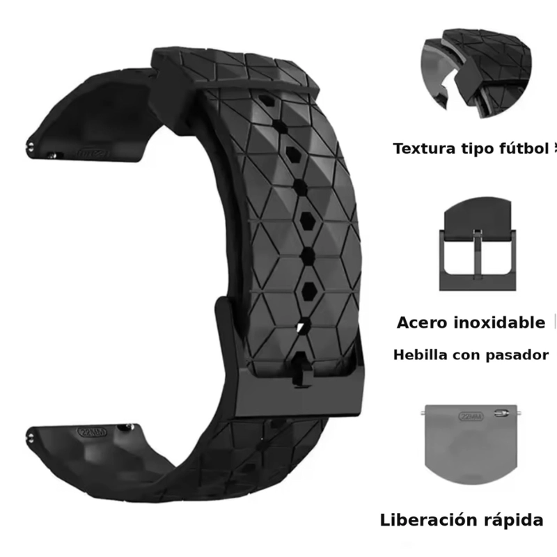 CORREAS PARA XIAOMI WATCH S5 46MM - SILICONA GEOME TICA - 6