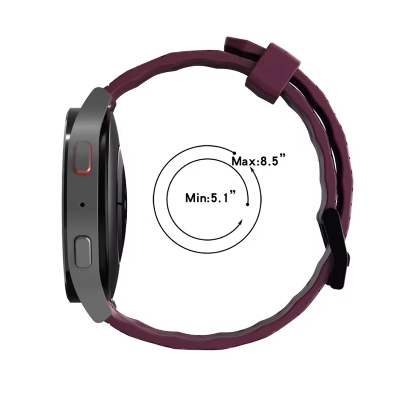 CORREAS PARA GALAXY WATCH 7/6/5/4 - SILICONA GEOME TICA - 3