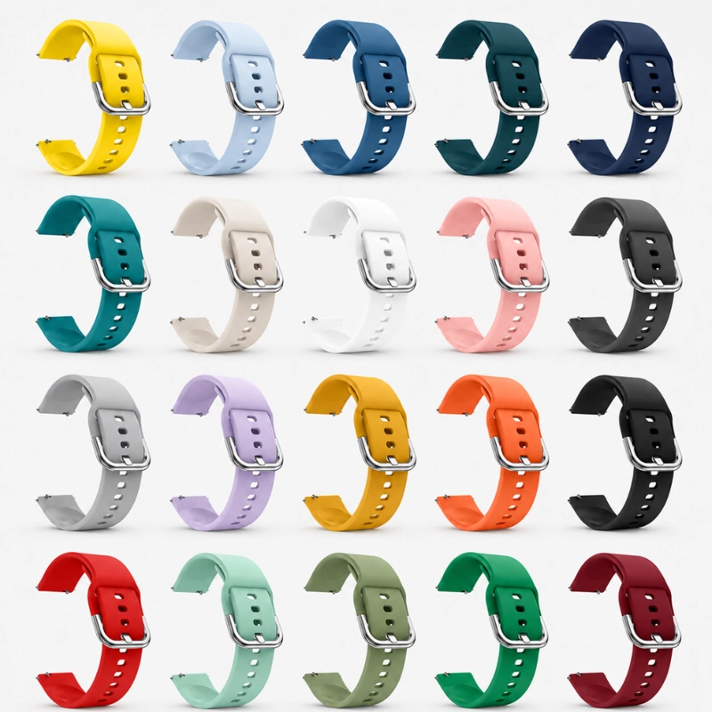 CORREAS PARA GALAXY WATCH 7/6/5/4 - SILICONA CON HEBILLA - 5