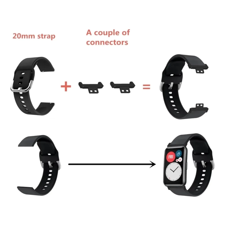 ADAPTADOR PARA HUAWEI FIT 1 A CORREAS UNIVERSALES - 4
