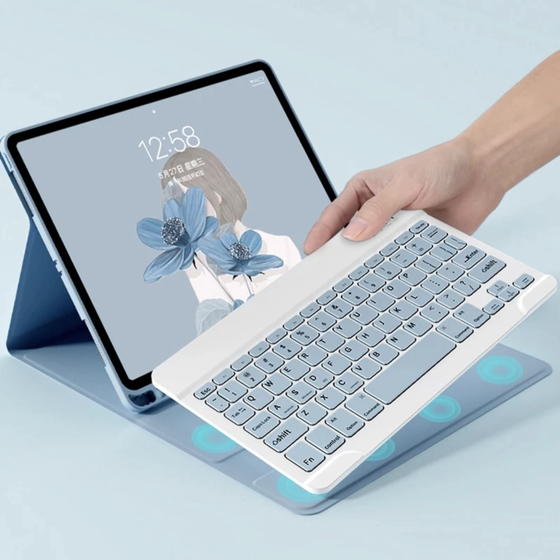 FUNDA CON TECLADO + MOUSE PARA XIAOMI PAD 6 PRO - 11' PULG - 3