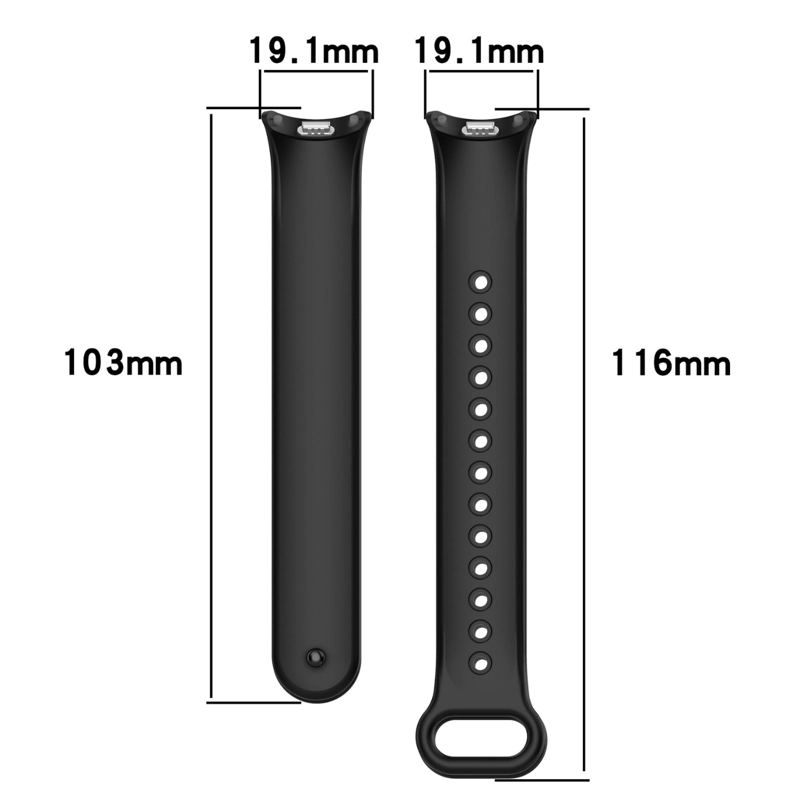 PULSERA CORREA DE SILICONA PARA XIAOMI SMART BAND 10 - 6