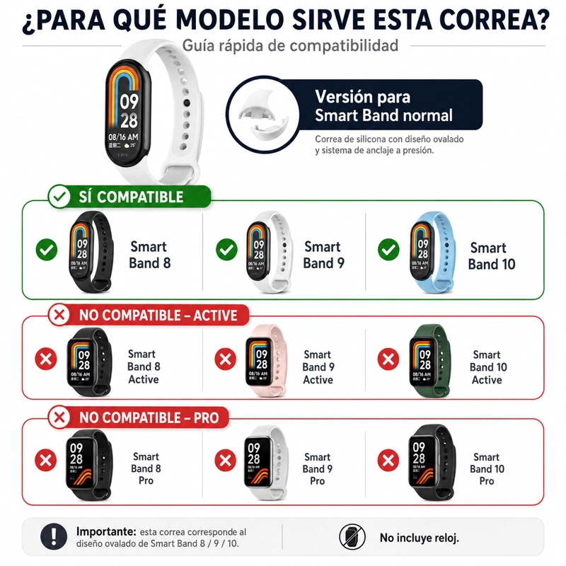 CORREA DE SILICONA FULL PARA XIAOMI SMART BAND 9 - 3