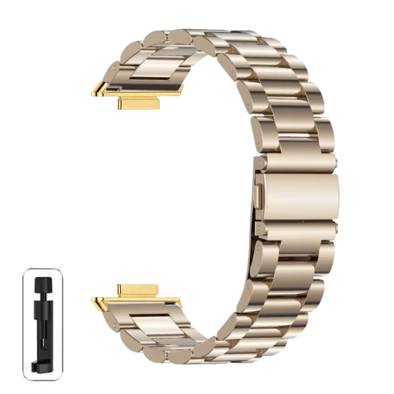 CORREA PARA HUAWEI FIT 3 - METALICAS DE ESLABON - 2