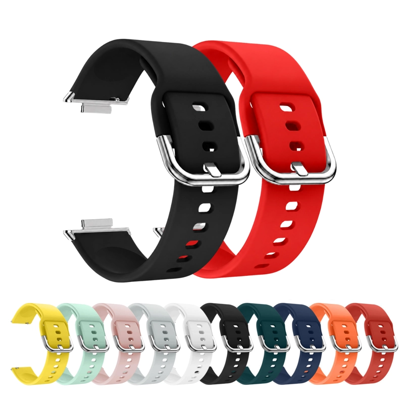 CORREA PARA HUAWEI FIT 2 - SILICONA CON HEBILLA - 1