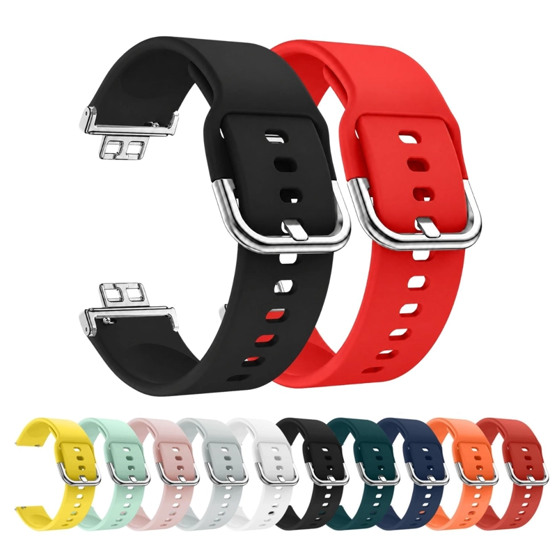 CORREA PARA HUAWEI FIT 1 - SILICONA CON HEBILLA - 1