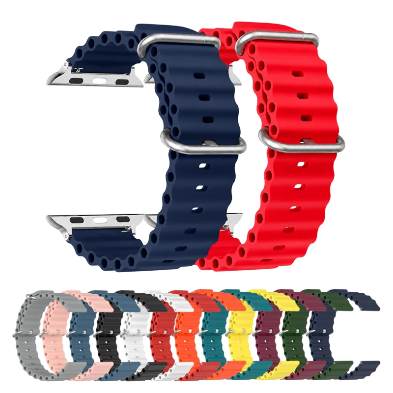 CORREAS PARA APPLE WATCH ULTRA 1 - 49MM - SILICONA OCEAN - 1