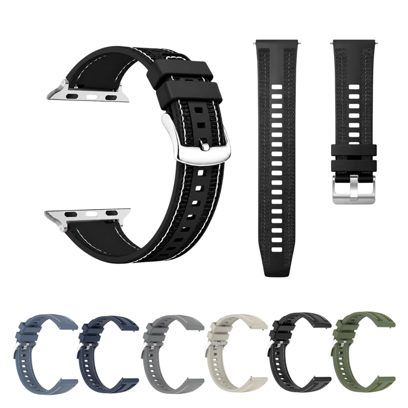 CORREAS PARA APPLE WATCH ULTRA 2 - 49MM - SILICONA NYLON - 1