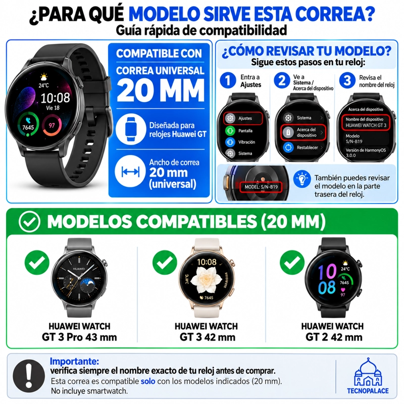 CORREA PARA HUAWEI WATCH GT 3 PRO - 43MM - MILANESA LOOP - 3