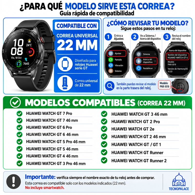 CORREA PARA HUAWEI WATCH GT 4 - 46MM - METALICAS DE ESLABON - 3