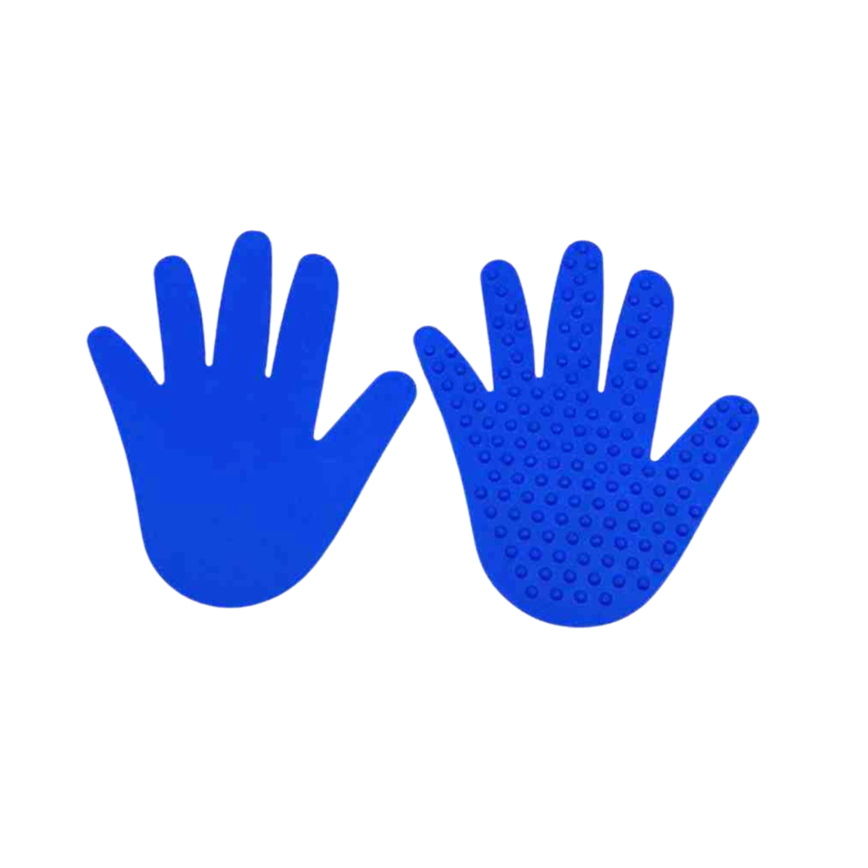 HUELLAS MANOS O PIES JUEGO DE EQUILIBRIO, KIT DE ENTRENAMIENTO PARA NIÑOS Y NIÑAS (AZUL Y VERDE) - 2