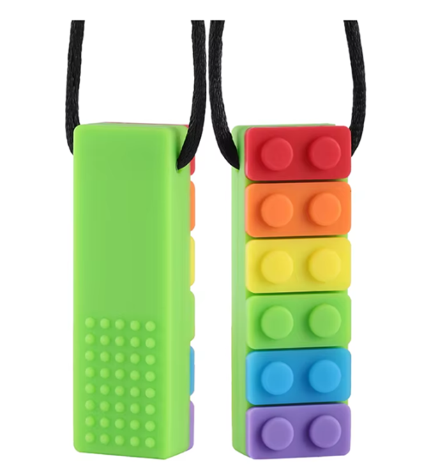 COLLAR MORDEDOR DE SILICONA SENSORIAL AUTISMO (PACK 2 UNIDADES) - 2