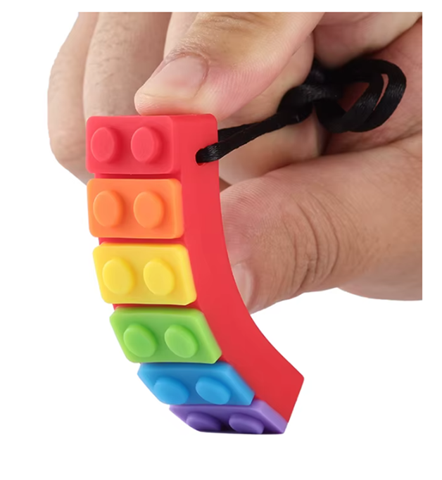 COLLAR MORDEDOR DE SILICONA SENSORIAL AUTISMO (PACK 2 UNIDADES) - 3
