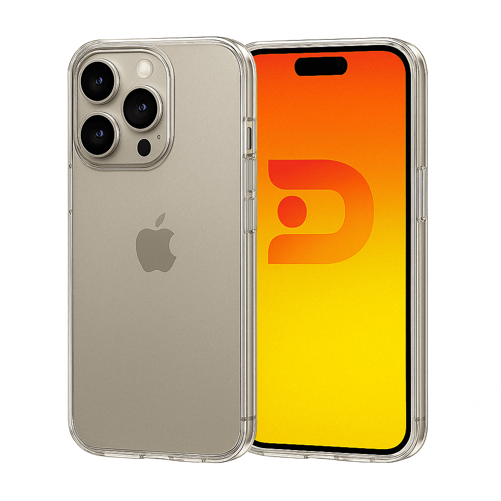 CARCASA TRANSPARENTE IPHONE 15 PRO - 1