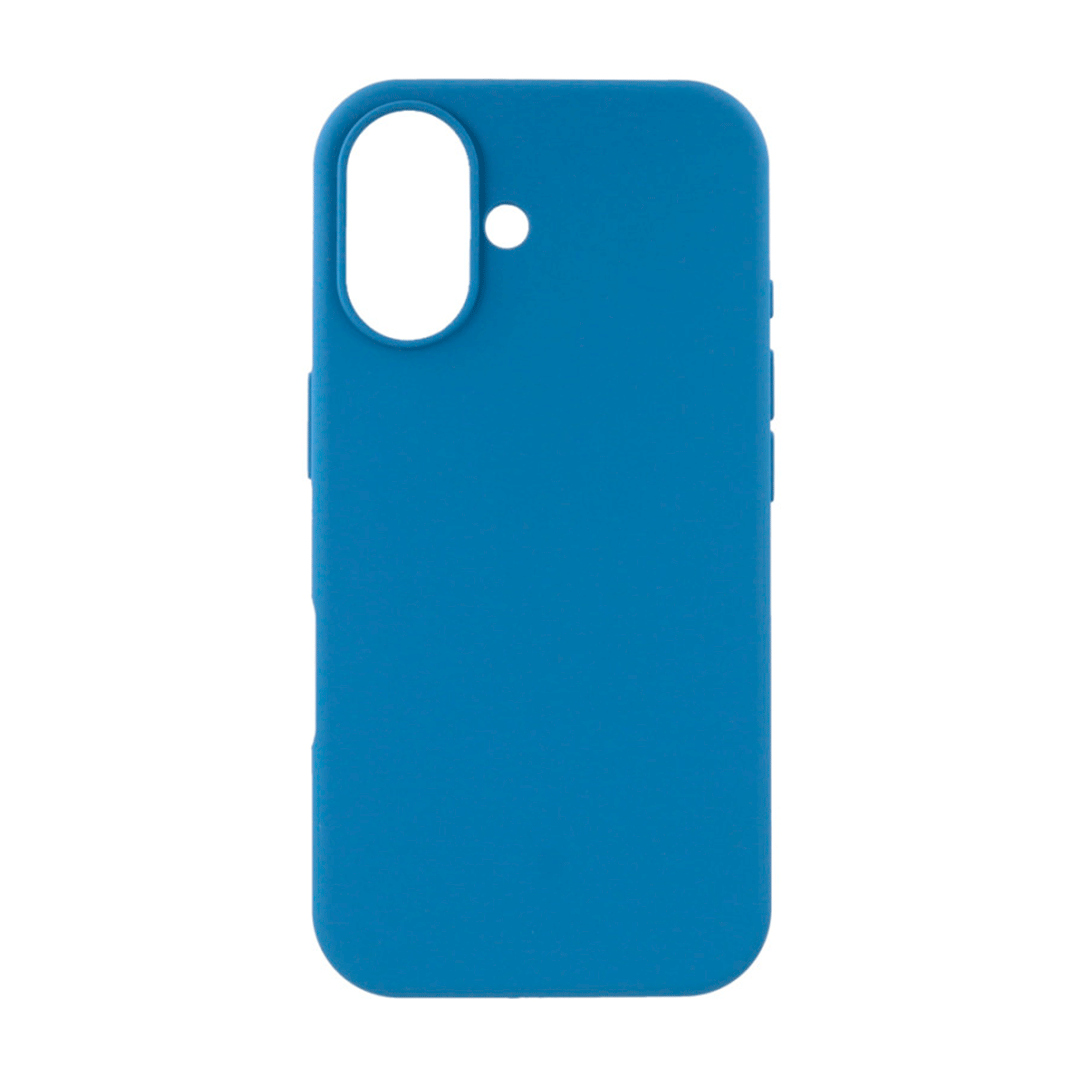 GENÉRICO CARCASA SILICONA IPHONE 16 CELESTE