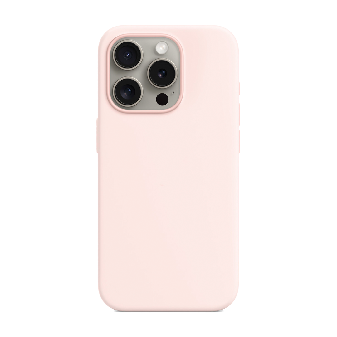 GENÉRICO CARCASA SILICONA IPHONE 15 PRO ROSADO
