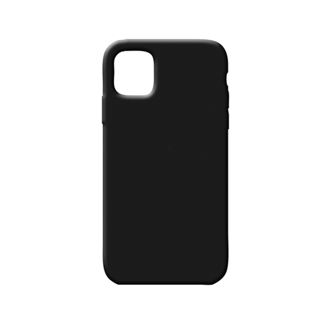 CARCASA SILICONA IPHONE 13 Y 14 EN COLOR NEGRO - 1