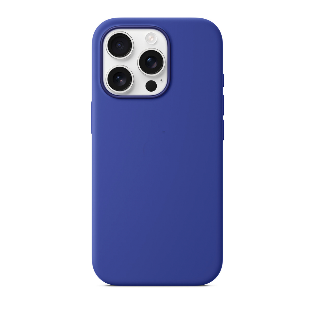 GENÉRICO CARCASA SILICONA IPHONE 16 PRO AZUL