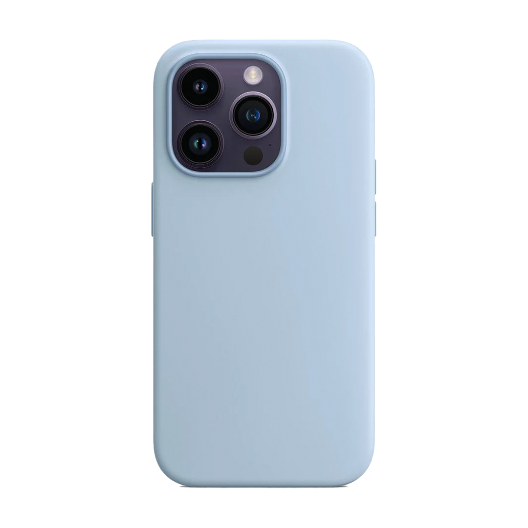 GENÉRICO CARCASA SILICONA IPHONE 14 PRO MAX CELESTE