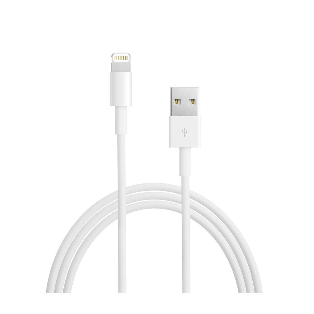 CABLE LIGHTNING 2 METROS EN COLOR BLANCO - 1