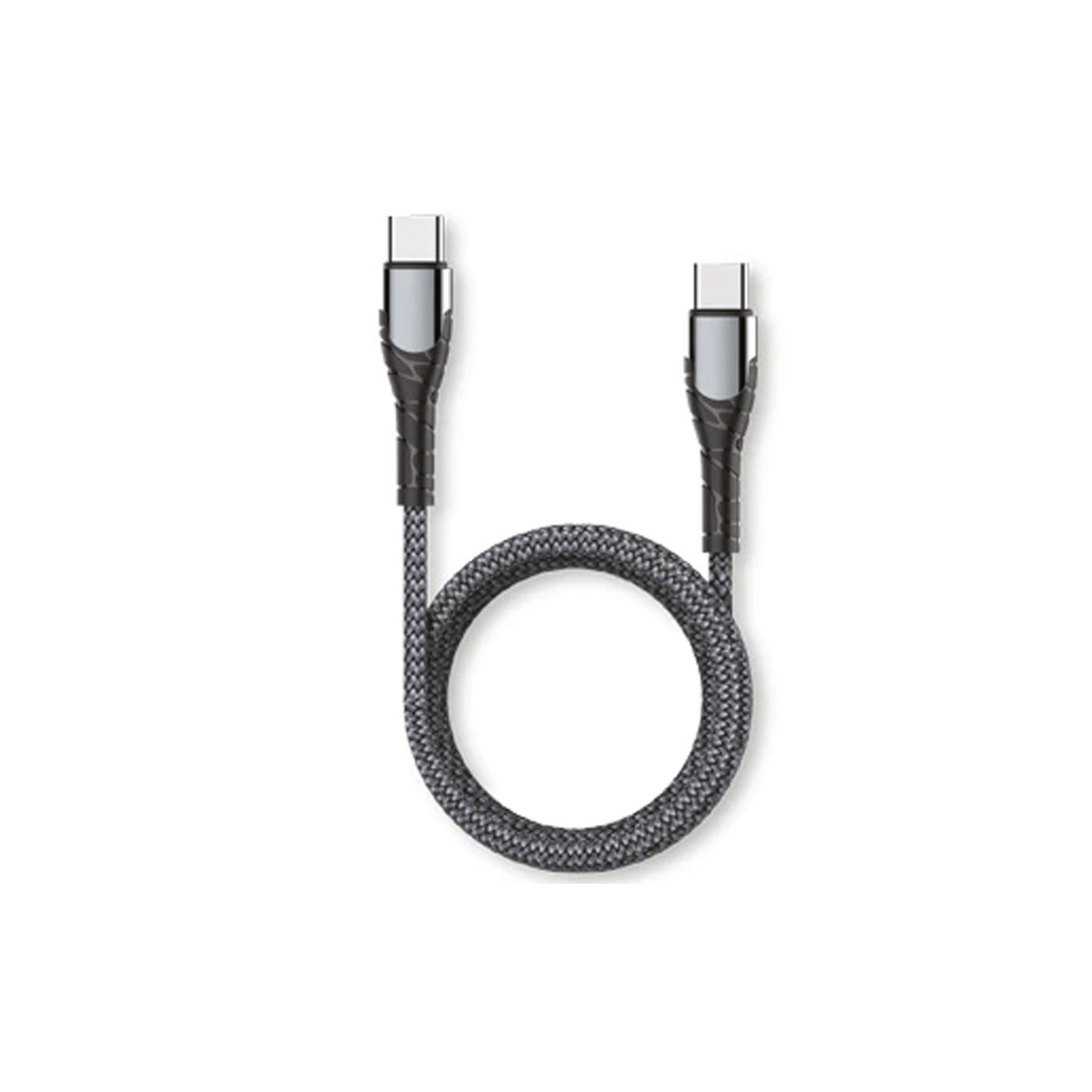 CABLE USB C A USB C EN COLOR NEGRO 1 METRO - 1