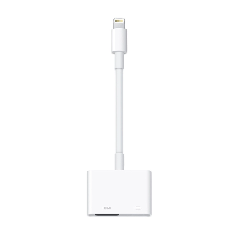 GENÉRICO ADAPTADOR GENE RICO LIGHTNING A HDMI EN COLOR BLANCO