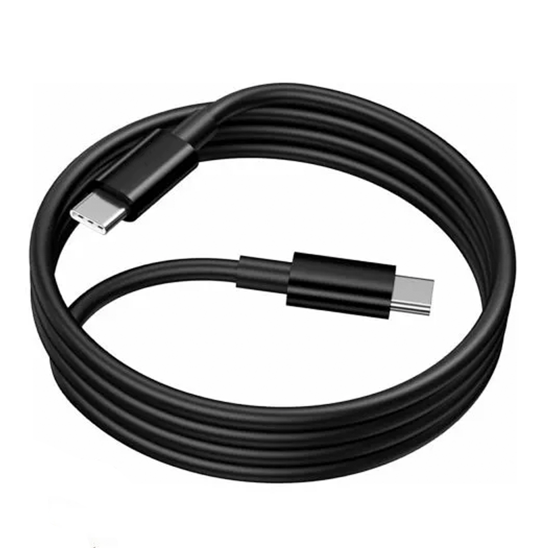 CABLE USB C A USB C EN COLOR NEGRO 2 METROS - 1