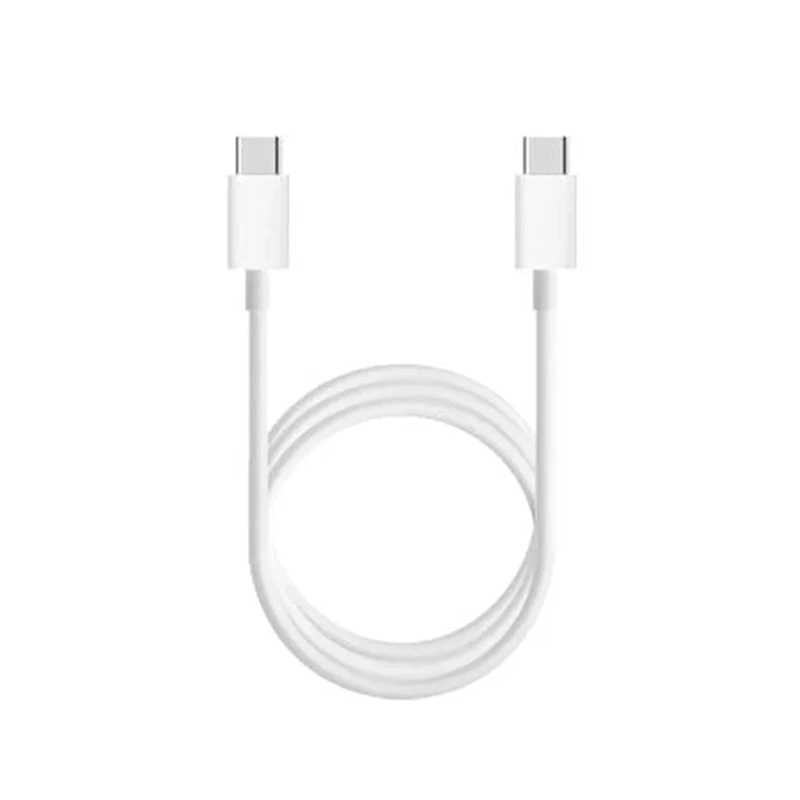 GENÉRICO CABLE USB C A USB C BLANCO 1 METRO