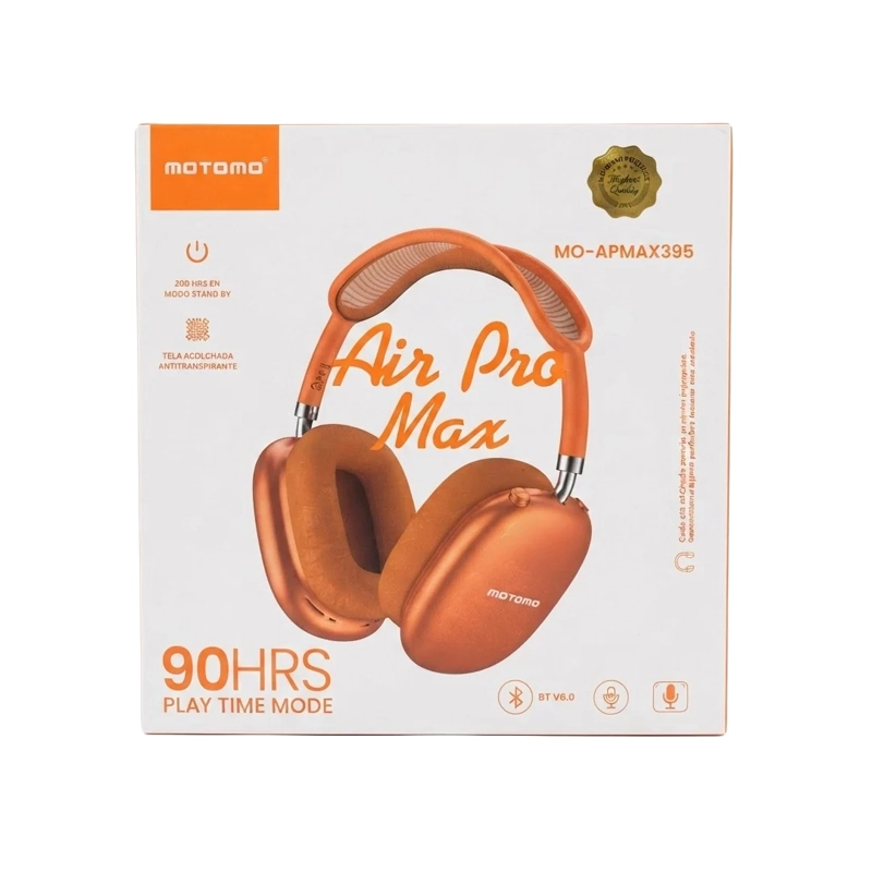 AUDIFONOS BLUETOOTH AIR PRO MAX NARANJO - 1